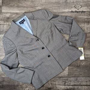 Evan Picone 3 Button Suit Jacket Blazer Size 14